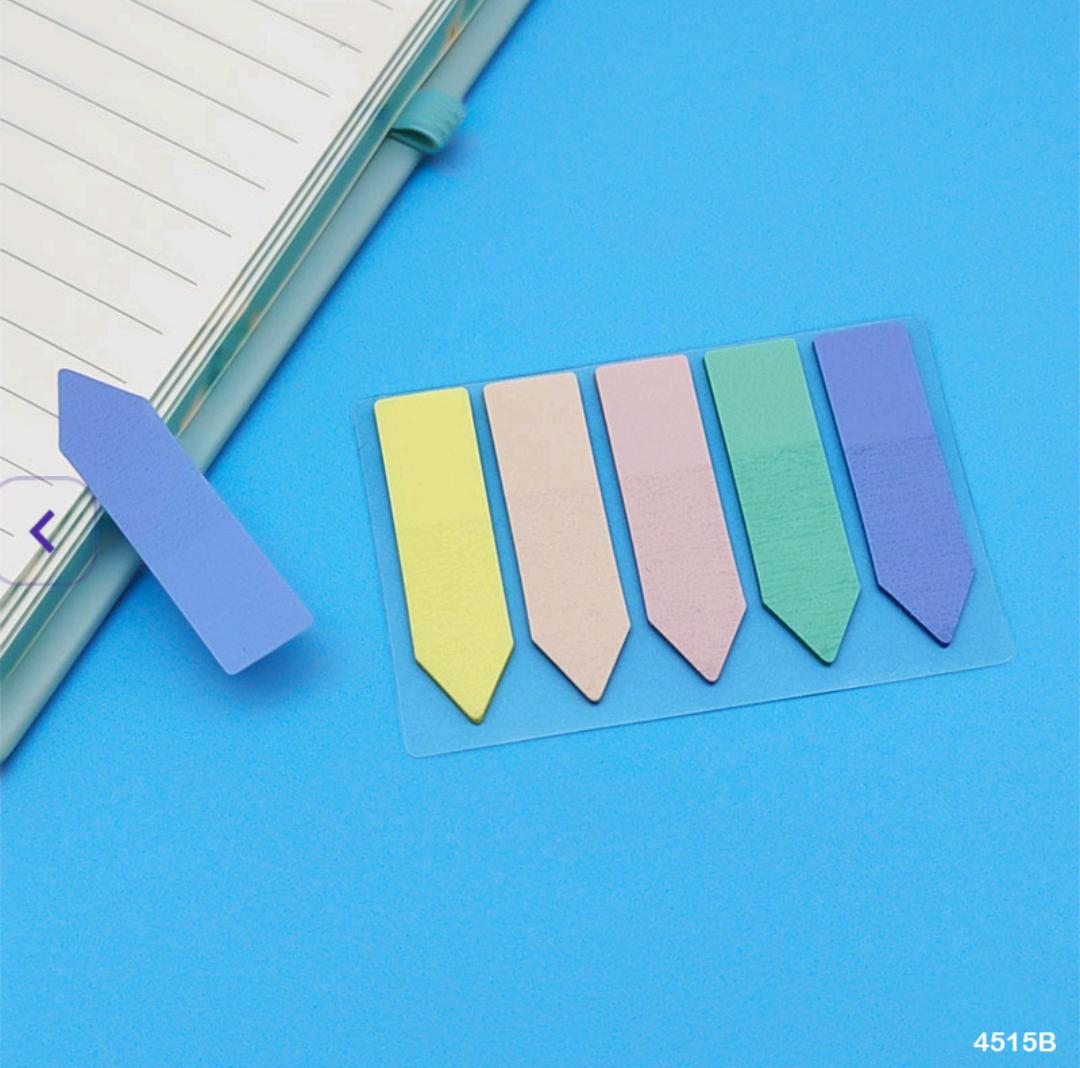 4515B Sticky Notes 12X45Mm Arrow 5 Pastel Color