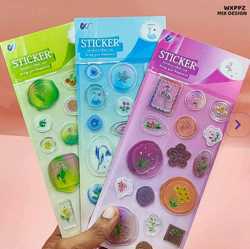 (Buy 1 Get 1 FREE) Wax Sealed Theme Stickers - Decorative & Unique
