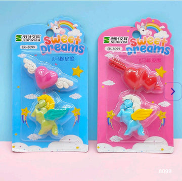 8099 Unicorn Eraser 1Pc