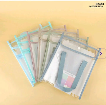 Folder A4 Expanding Bag With Handle N2403