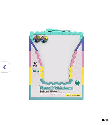 Pastel weekly planner magnetic double side whiteboard l 21.8x28 cm l Pack of 1