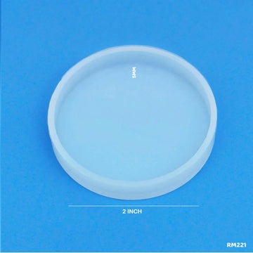 2-Inch Round Silicone Mold - Versatile Crafting & Food Use