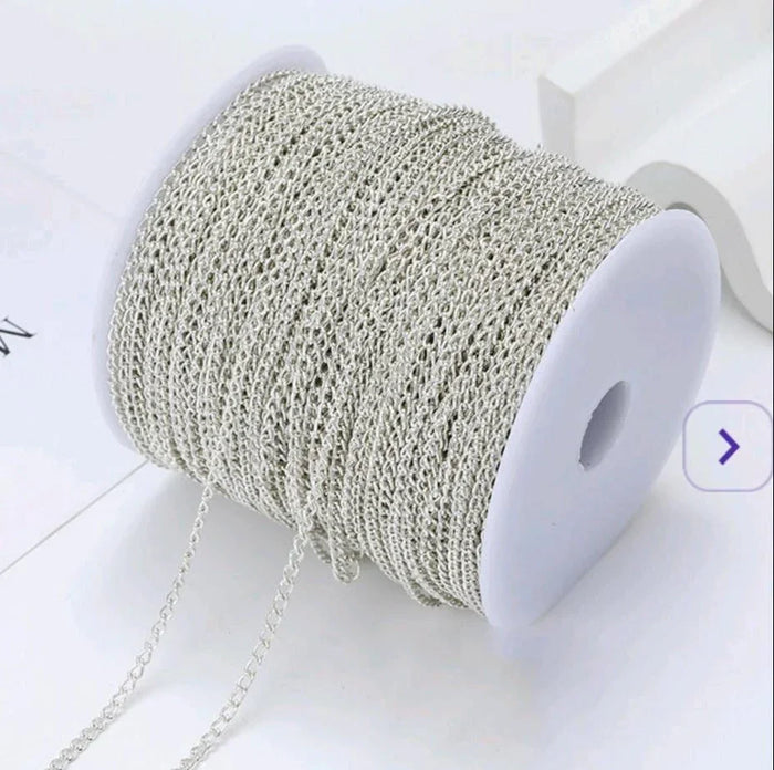 Cc0850S Chain 0.8Mm Silver 50Mtr