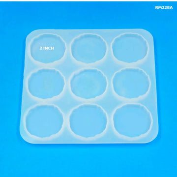 Rm228A Silicon Mold 2 Inch Agate 9Pc