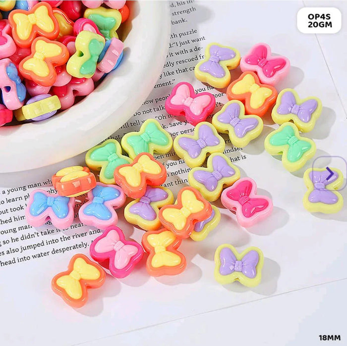Colorful Butterfly Craft Beads (20g Pack)