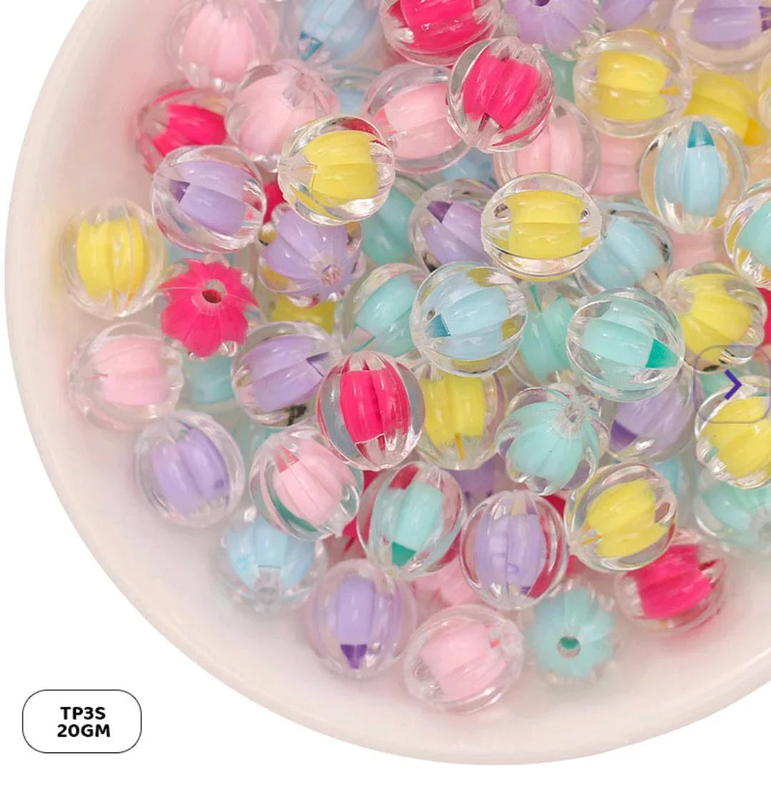 Pastel Heart & Star Craft Beads (20g Pack)