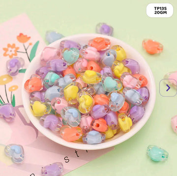 Cute Chick & Bunny Craft Beads (20g Pack)