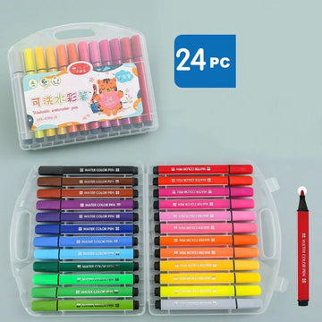 Washable Watercolor Pens Set (24 watercolor pen set) | HMC-6388-24