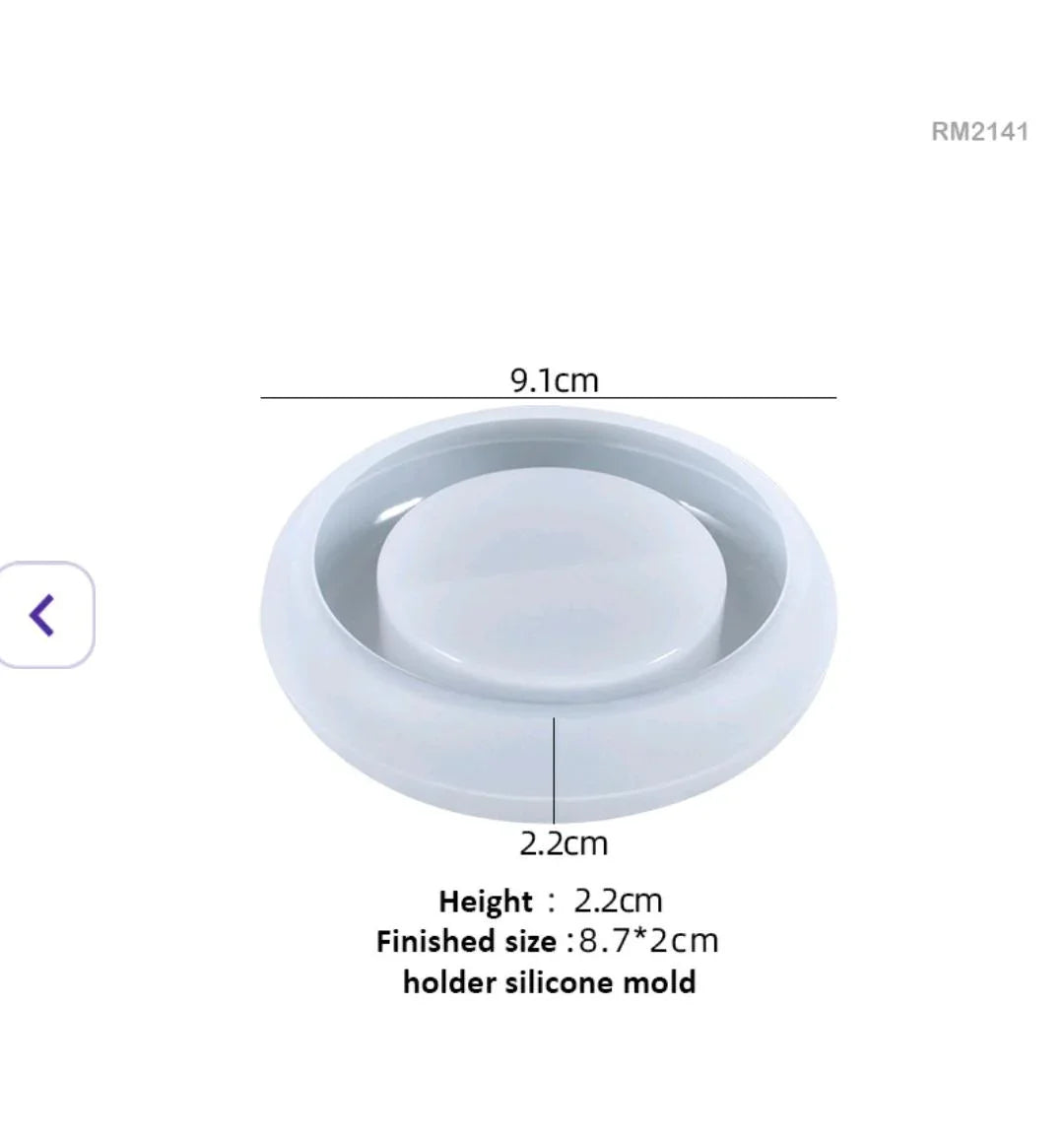 Round Silicone Mold (9.1x2.2cm)