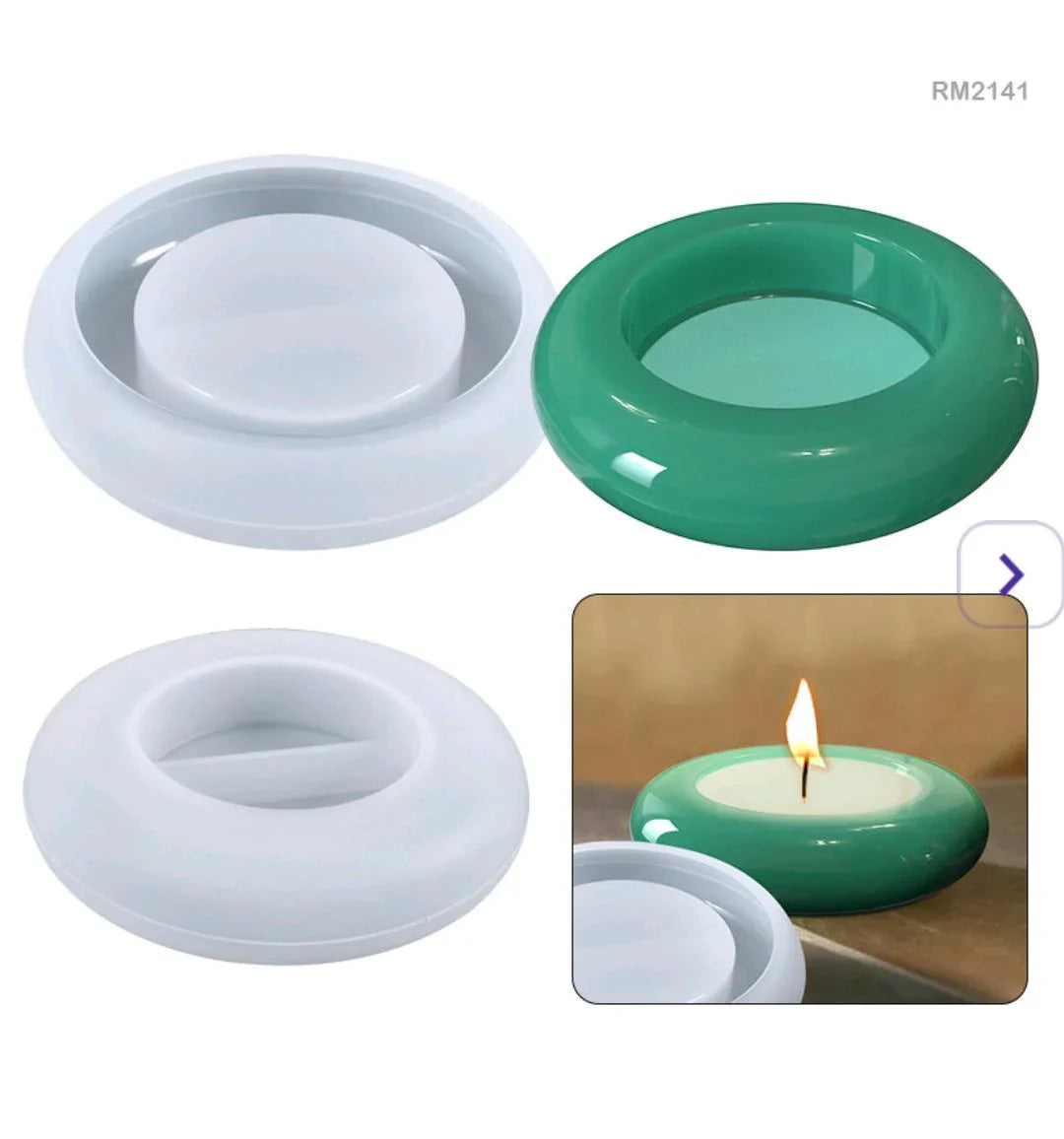 Round Silicone Mold (9.1x2.2cm)