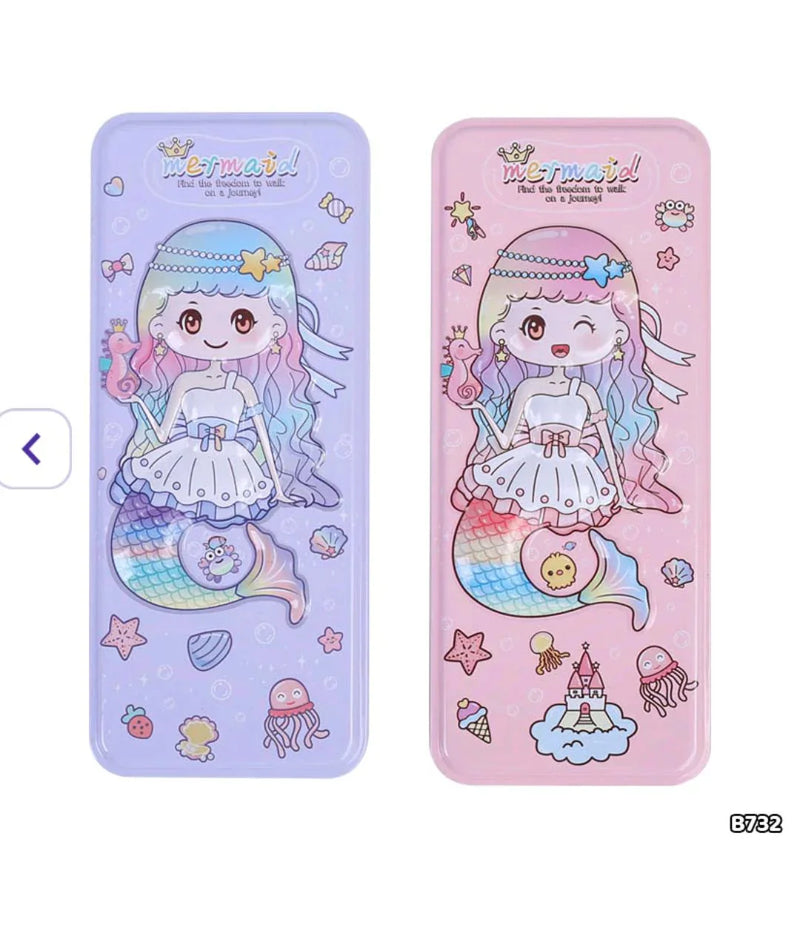 Metal 3D Pencil Box l Pack of 1