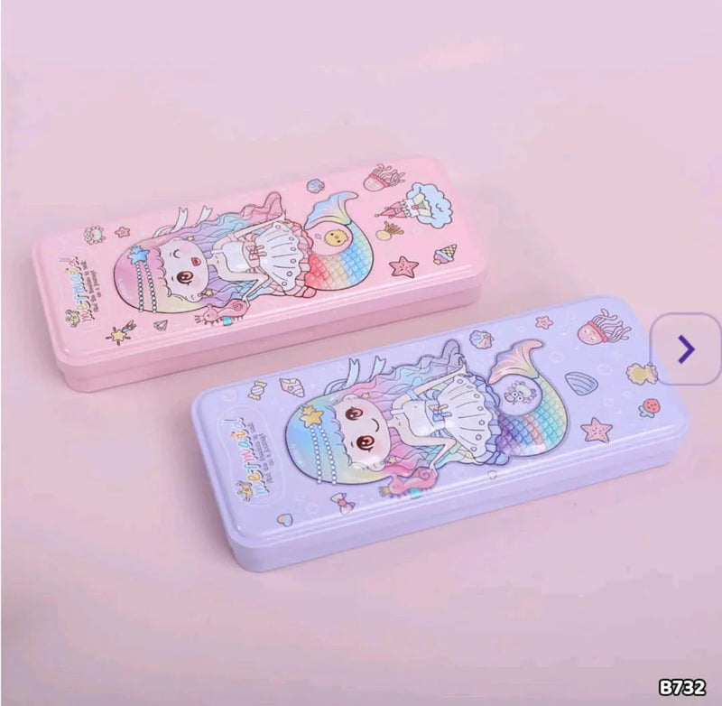 Metal 3D Pencil Box l Pack of 1