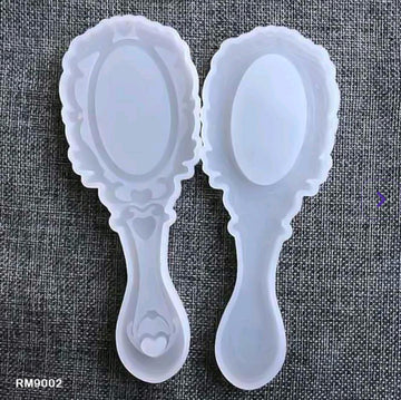 Oval Mirror Handle Silicone Mold (17 x 6cm)
