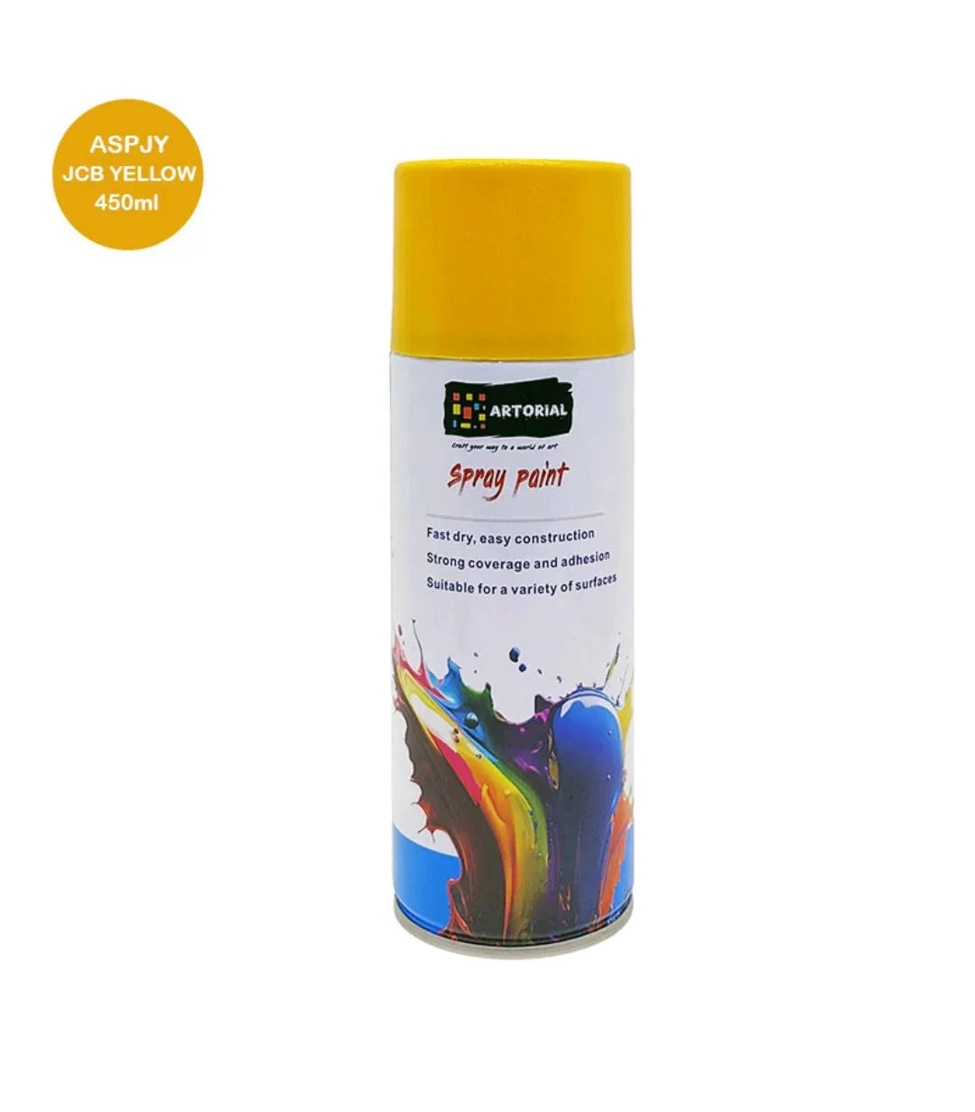 JCB Yellow Spray Paint - 450ml - High Visibility