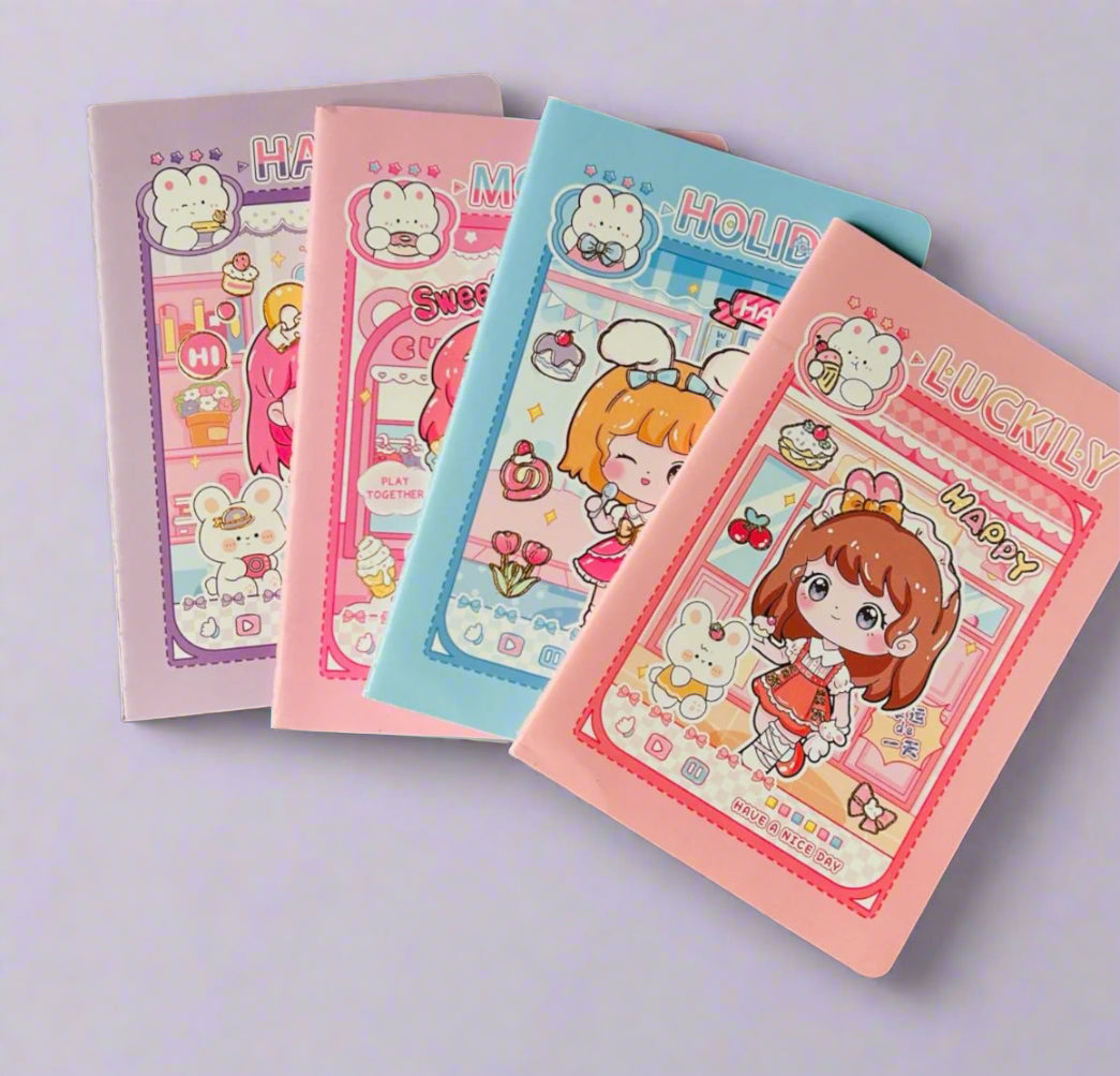 Kawaii A5 Cute Have A Nice Day Diary with 100 Sheets (Contain 1 Unit)