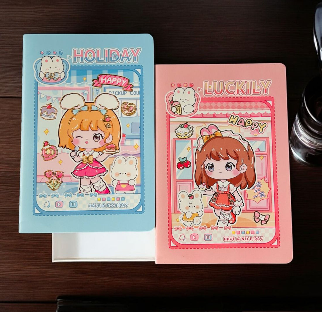 Kawaii A5 Cute Have A Nice Day Diary with 100 Sheets (Contain 1 Unit)