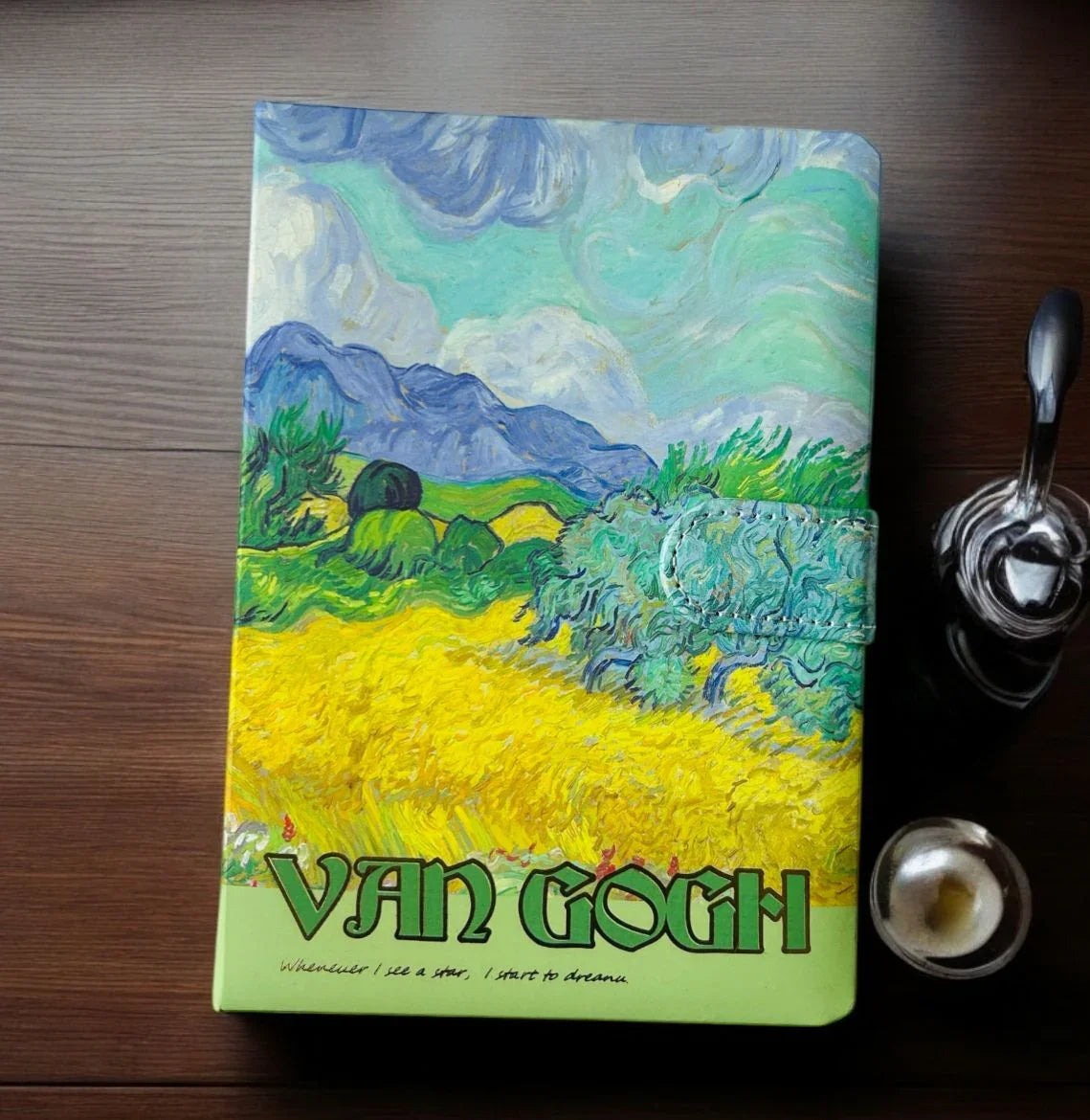 Van Gogh Landscape Journal Diary with magnet lock for 2026