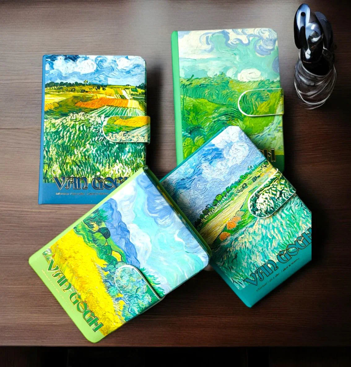 Van Gogh Landscape Journal Diary with magnet lock for 2026