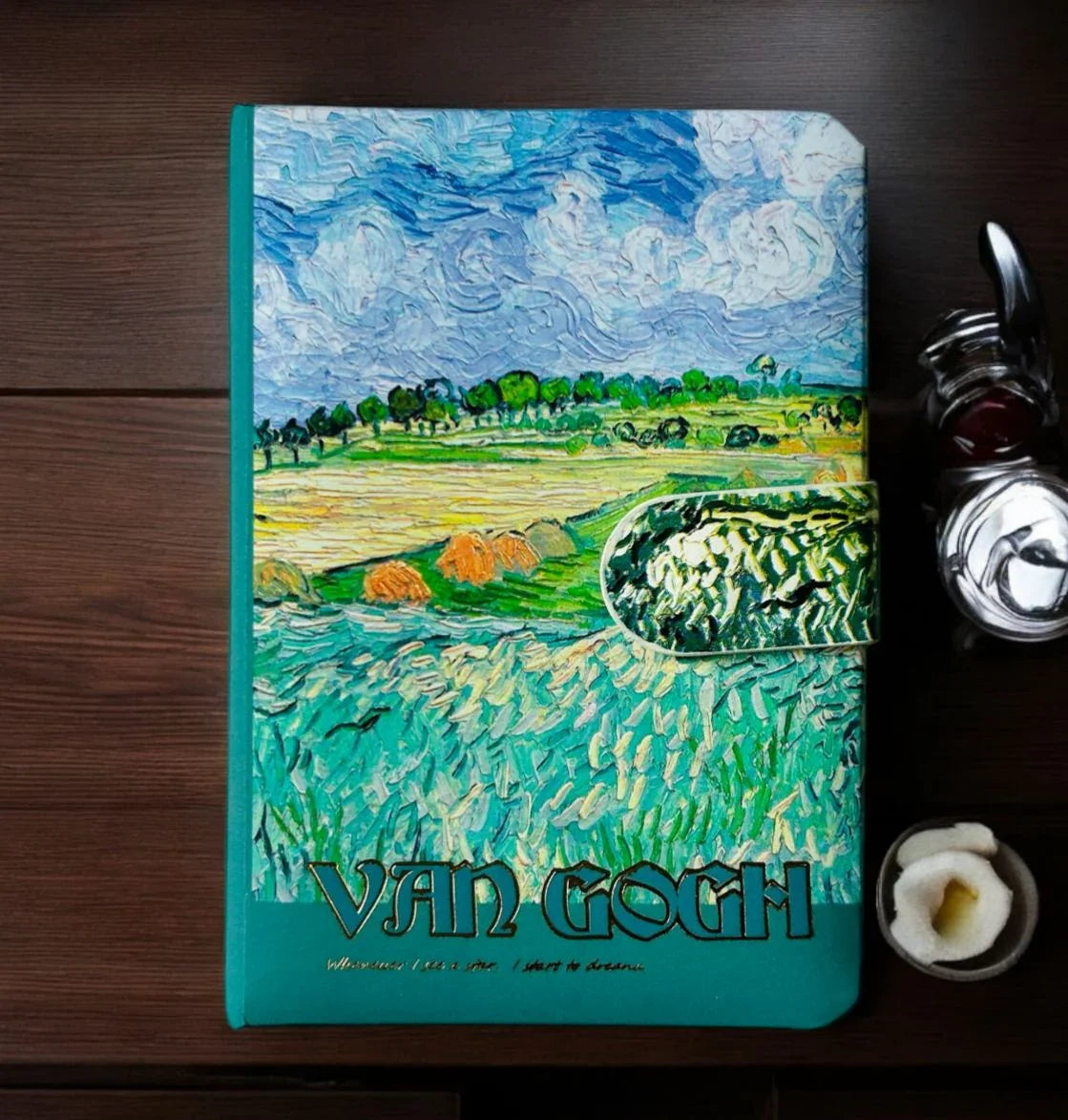 Van Gogh Landscape Journal Diary with magnet lock for 2026