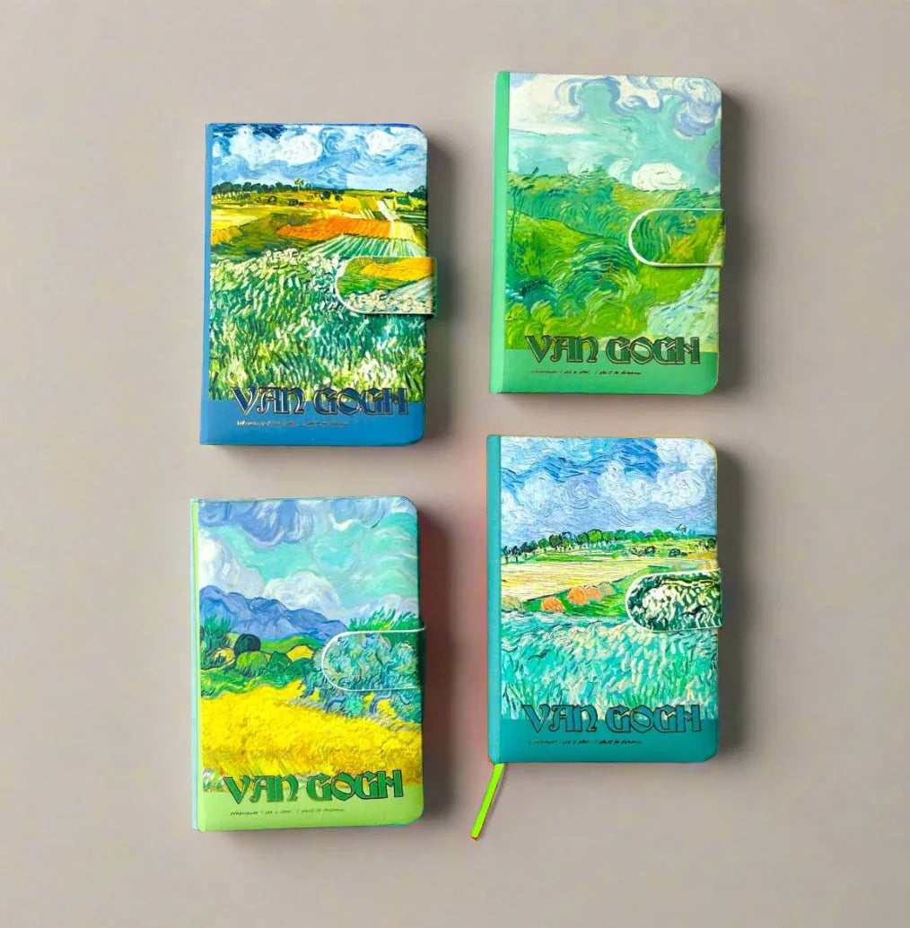 Van Gogh Landscape Journal Diary with magnet lock for 2026