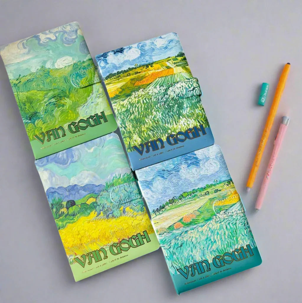 Van Gogh Landscape Journal Diary with magnet lock for 2026