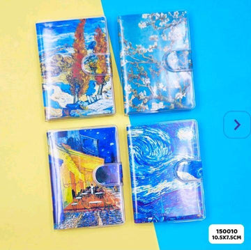Van Gogh Latest Edition Velcro l A7 Diary l Packof 1  (10.5X7.5Cm)