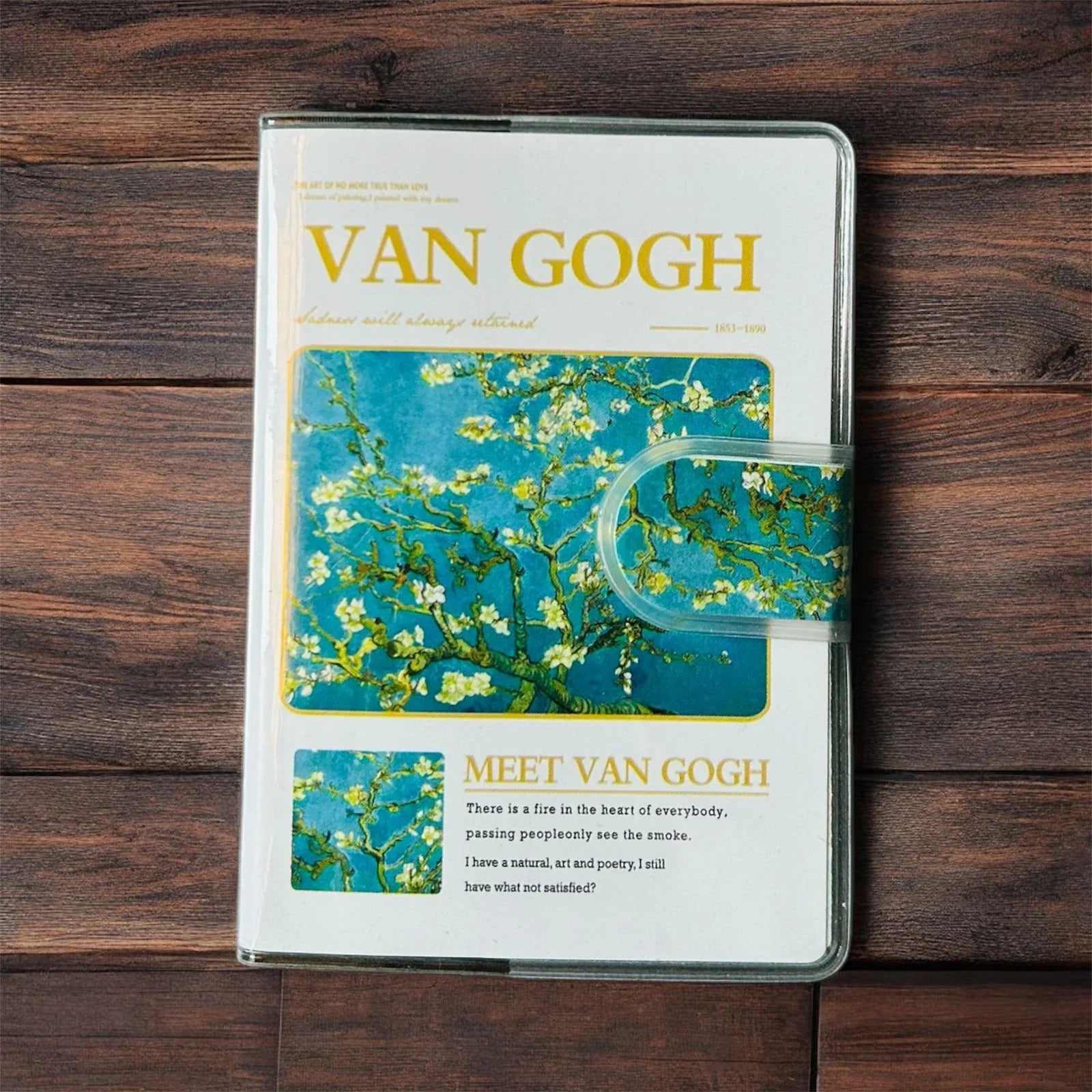 (BUY 1 GET 1 FREE) Van Gogh Latest Edition Velcro Fancy Diary A7 (10.5X7.5Cm)