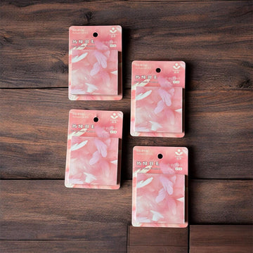 (Buy 1 get 1 Free ) Pastel pink feather sticky notes l pack of 1 contains 50 sheets l 3x3