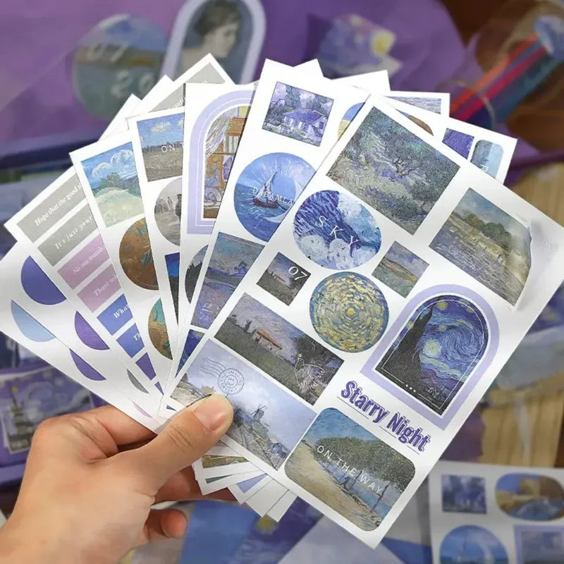 (Buy 1 Kit Get 1 Kit Free) Van Gogh – The Starry Night Journaling & Scrapbooking Kit | 2026 Edition | 163-Piece Set