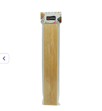 Sturdy Square Wooden Craft Sticks - 30cm x 12mm (4 Pack) - Ideal for Structural DIY