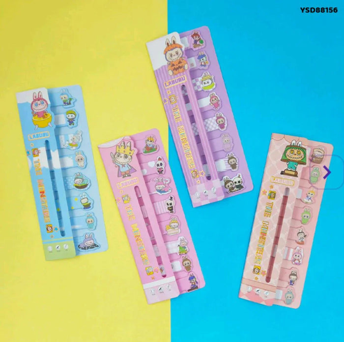 Cute Animal Page Marker Sticky Notes - Long & Thin