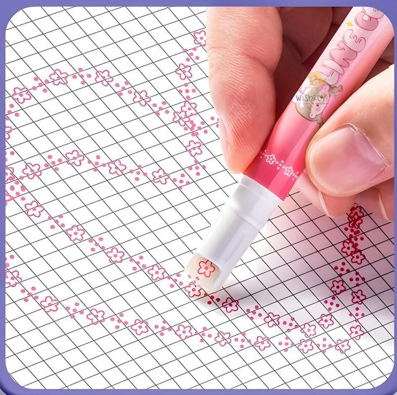 Dual Side Roller pen With color pen l pack of 8 pens