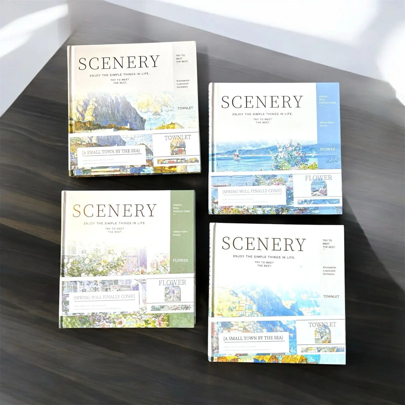 Premium Van gogh edition- Scenic Printed Fancy Hardbound Diary l Pack of 1