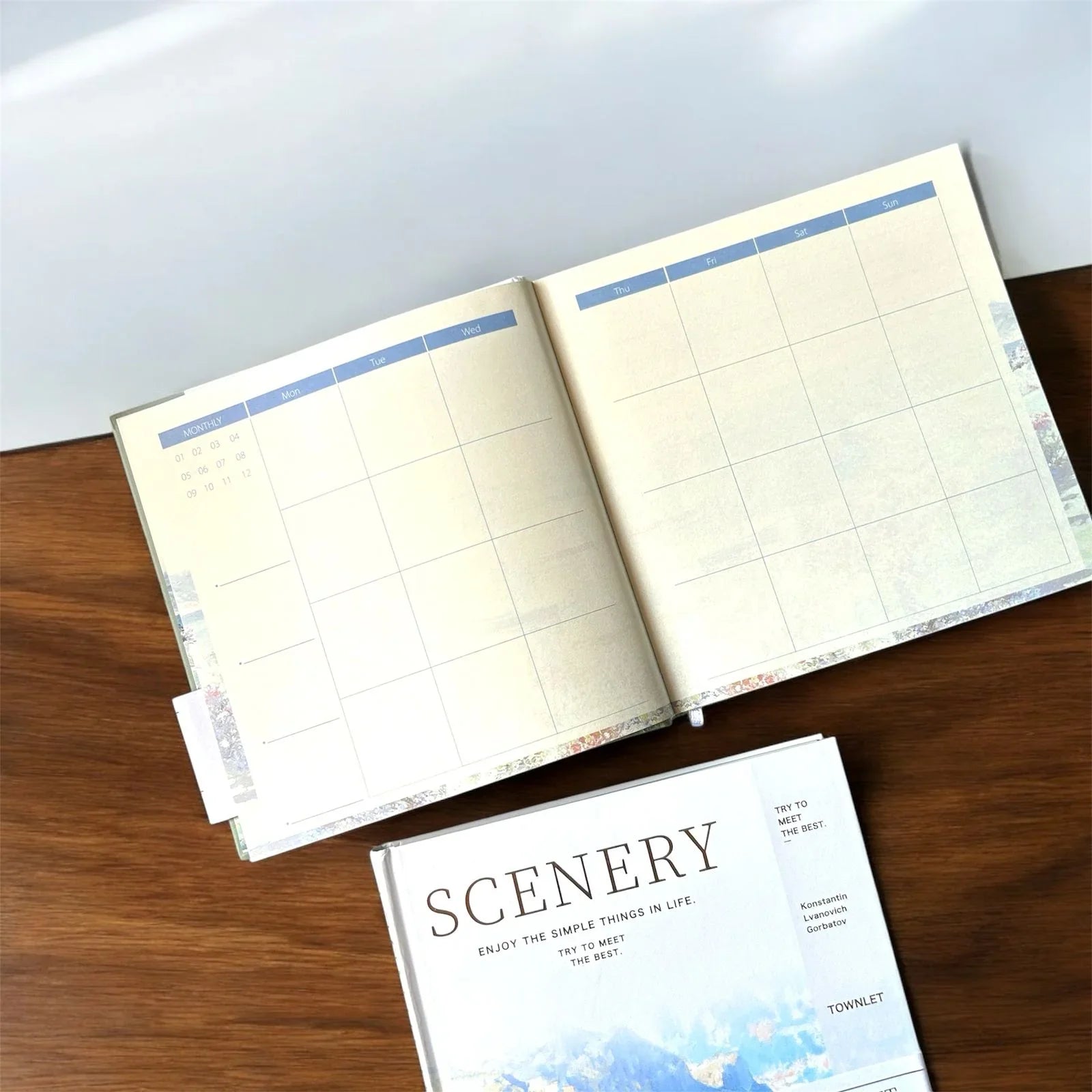 Premium Van gogh edition- Scenic Printed Fancy Hardbound Diary l Pack of 1