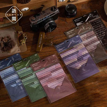 (Buy 1 Get 1 Free) Japanese Sakura Journaling Stickers | 3 Sheets Pack