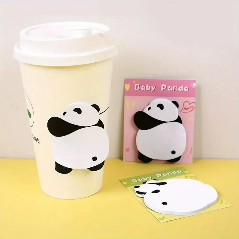 (Buy 1 Get 1 Free) Mini Cute Panda Sticky Notes l Pack of 1 includes 30 sheets l 3X3