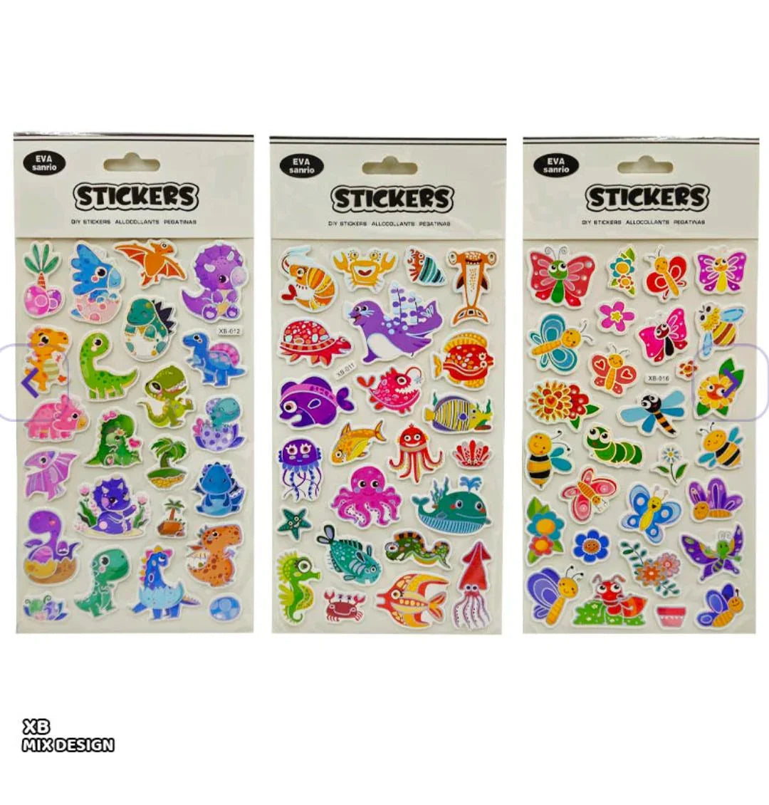 Xb Funny Cartoon Print Sticker (Xb)