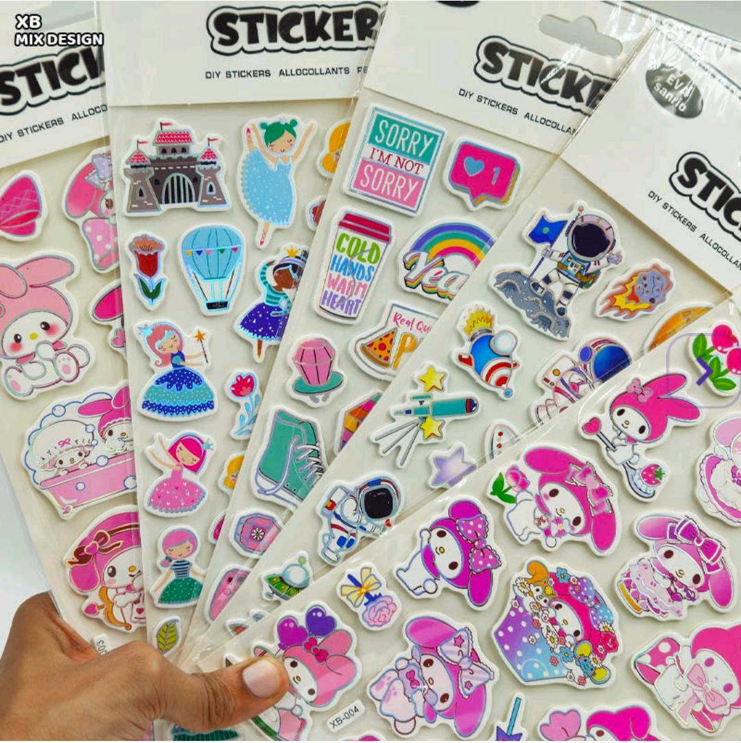 Xb Funny Cartoon Print Sticker (Xb)