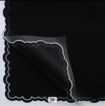 Premium Black Plastic Wrapping Sheets | Pack of 20 Sheets