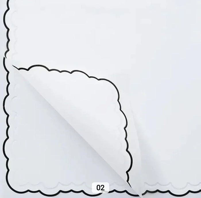 Premium White Plastic Wrapping Sheets | Pack of 20 Sheets