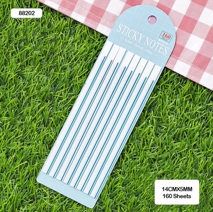 Pastel Sticky Notes Blue | 160 Sheets 14cm x 5mm (Pack of 1)