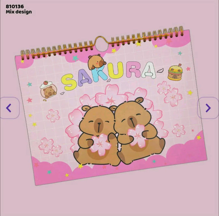 Fun Cartoon Print Spiral Planner (A4 Size)