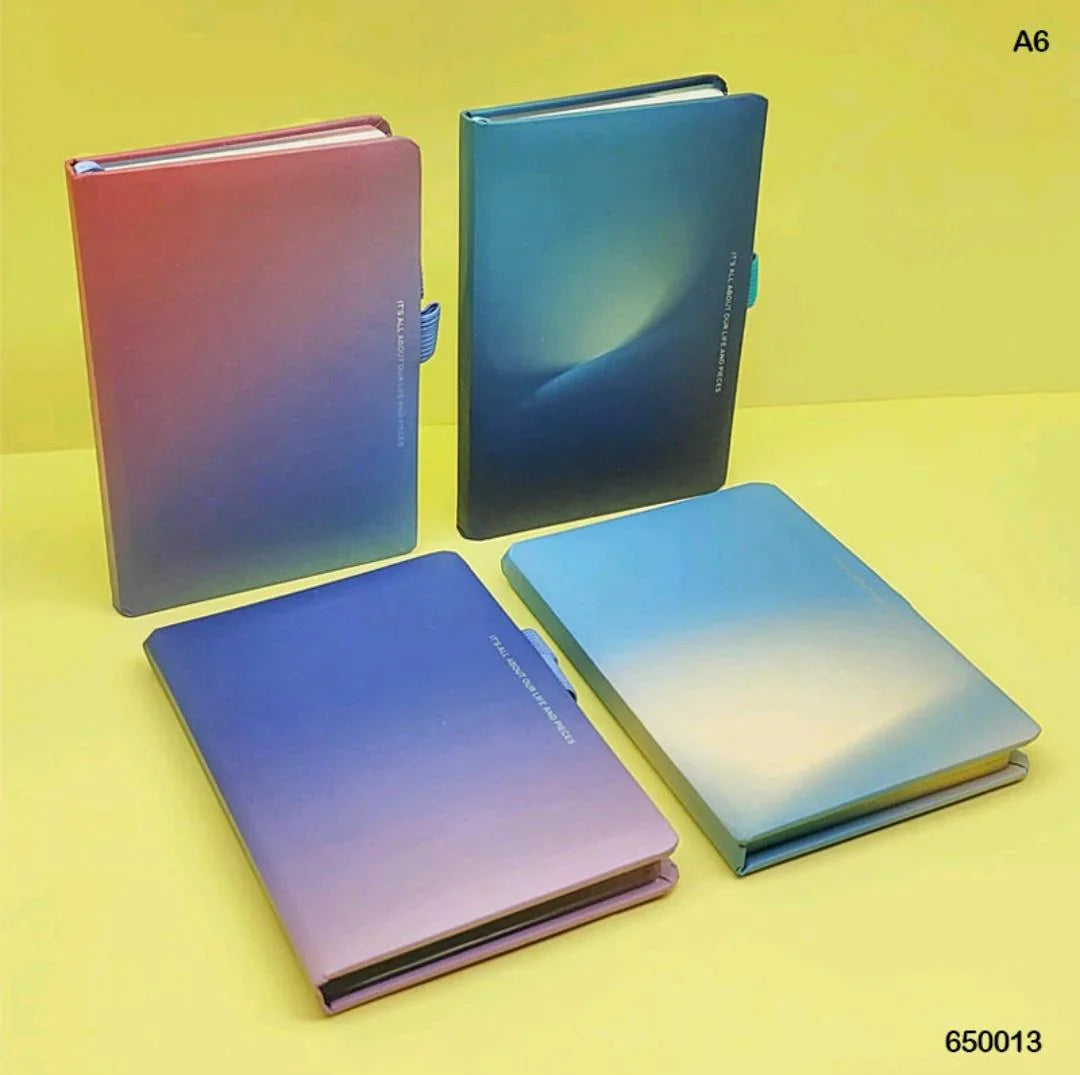 Gradient Color Magnetic Ruled Diary A6 (16x10.5cm) - Single Journal