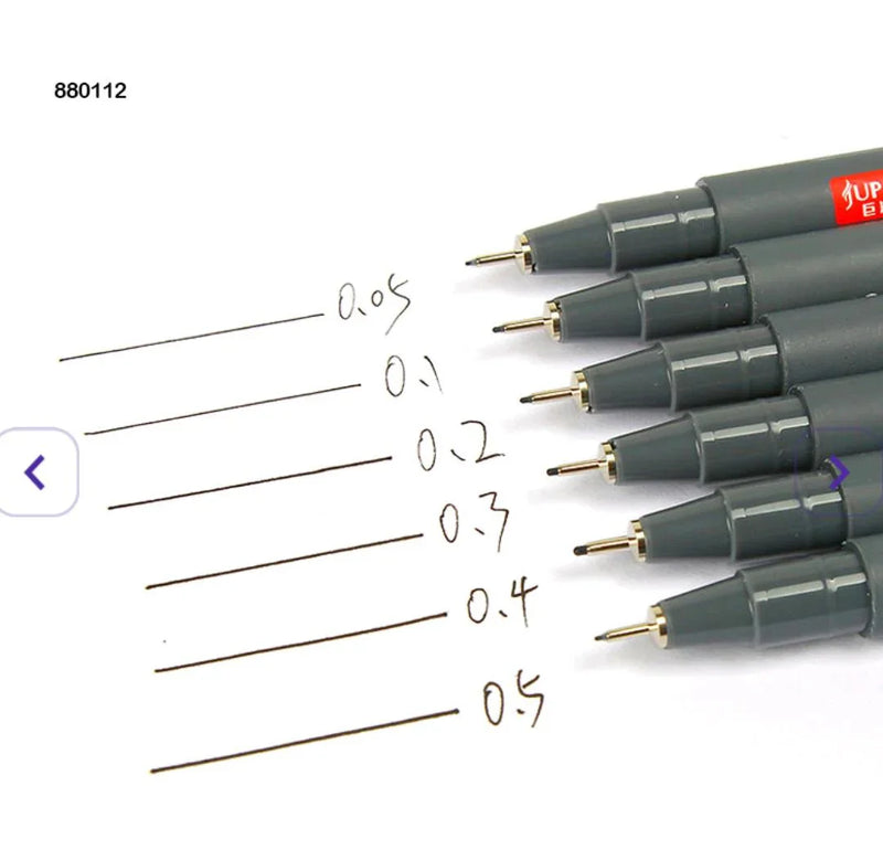 Jupai 12 Waterproof Pigment Ink Drafting Pens