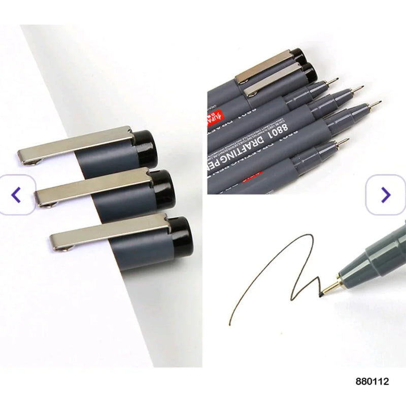 Jupai 12 Waterproof Pigment Ink Drafting Pens