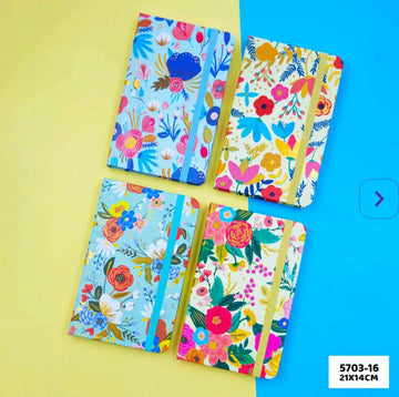 Cute Floral ruled diary A5 (1pcs) pack of 1