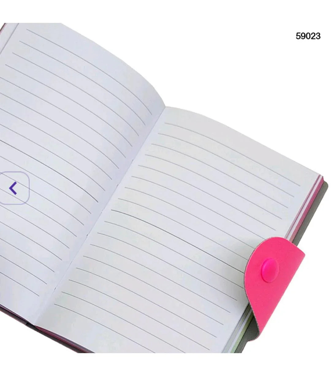 Neon Color Snap-Closure Ruled Diary (Undated Journal) – A5 Size (19x13 cm) with PU Soft Cover