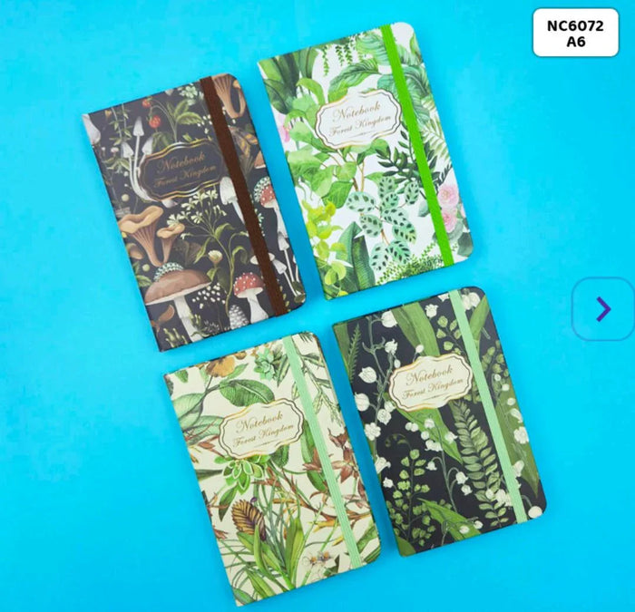 "Forest Kingdom" Nature Ruled Diary A6 (Undated Journal) - Single