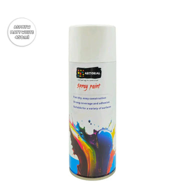 Matt White Art Spray Paint (450ml)