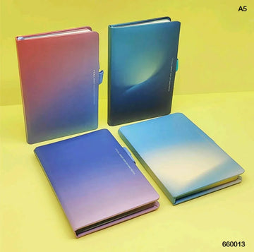 Gradient Ombre Softcover Ruled Diary A5 (Undated Journal)